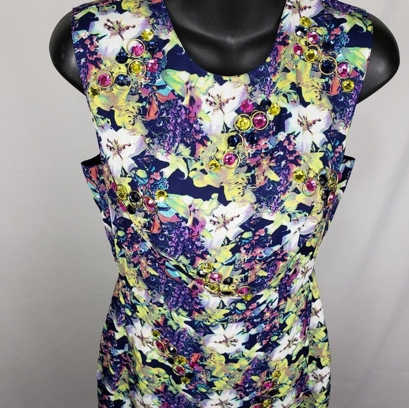 ASOS Floral Embellished Dress - Picture 6 of 8